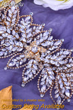 HP438 Shiny Rhinestone Bridal Headpiece Women Headdress Wedding Hair Accessories Jewelry Bride Head Piece for Party
