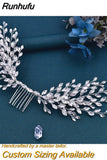 HP276 Rhinestone Wedding Comb Women Hair Accessories Bridal Hair Clips Head Jewelry for Party Bride Girl Headpiece