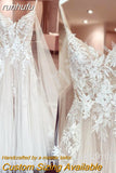 Bridal Boho Wedding Dress with Cape V neck 2023 New Mariag Chic Beach Wedding Dresses Backless Lace Appliques Court Train 925