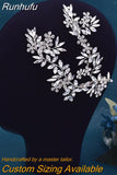 Rhinestone Headpiece for Woman Bridal Headband Wedding Hair Accessories Pageant Tiara Crystal Bride Headdress HP188