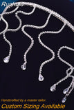 HP467 Crystal Wedding Hairband Bridal Hair Ornaments Rhinsestone Headband for Bride Banquet Party Tiara and Headdress