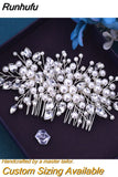 HP42 Pearls Woman Comb Wedding Headwear for Party Bride Hair Accessories Bridal Headpiece Bridesmaids Hair Clip