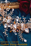 HP434 Bridal Headband Rhinestone Women Headwear Bride Crowns Tiaras Wedding Hair Accessories Pageant Party Headdress