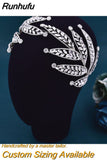 HP501 Bridal Hair Accessories Rhinestone Headband for Wedding Head Jewelry Bride Headwear Pageant Diadem Headpiece
