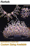 HP399 Vintage Bridal Crown And Tiara Shining Crystal Wedding Headband Bridal Hair Accessories Luxury Wedding Jewelry