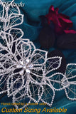 HP256A Rhinestones Bridal Headpiece for Wedding Leaf Headband Hair Accessories Bridesmaid Headdresses Bride Headdress