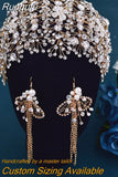 HP240 Bridal Crown Wedding Tiara and Headdress Hair Accessories Luxury Bride Headpiece Pageant Headband Hair Jewelry
