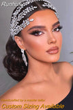 HP496 Rhinestone Bridal Headband Woman Headpiece Wedding Hair Accessories Bride Tiara Pageant Headdresses Wedding Tiara