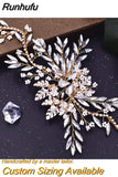 HP277 Bride Wedding Hair Accessories Rhinestone Headband Bridal Headpiece Hair Ornament for Women Hair Jewelry Headwear