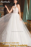 Sweetheart Neckline Wedding Dresses Lace Appliques Princess Bridal Gowns Custom Made Vestido De Noiva