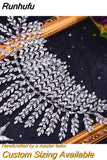 HP240 Shiny Crystal Wedding Headpieces Bridal Floral Hair Accessories Alloy Flower Bridal Headbands Rhinestone Crowns