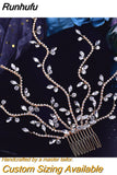 HP42 Pearls Woman Comb Wedding Headwear for Party Bride Hair Accessories Bridal Headpiece Bridesmaids Hair Clip