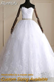 Train Ball Gown Belted Wedding Dresses 2023 Bridal Dress Off Shoulder Vestidos De Novia Robe De Mariee