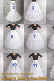 New 3 Rings Petticoat For Wedding Dress Elastic Band Lace Up Can Be Adjustable Wedding Accessories 12 Styles Available
