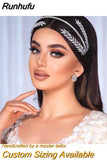 Bridal Hair Accessories Wedding Headband Rhinestone Bride Headpiece Hair Jewelry for Women Tiara Girls Headwear HP528