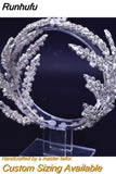 HP399 Vintage Bridal Crown And Tiara Shining Crystal Wedding Headband Bridal Hair Accessories Luxury Wedding Jewelry