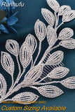 HP499 Crystal Flower Bridal Comb Rhinestone Wedding Hair Accessories Bride Tiara and Headdress Pageant Hair Jewelry