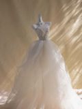 Modest Wedding Dress Ball Gown High Neck Lace Long White Wedding Dresses Brides Dress Bridal Gowns HZ1214