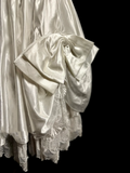 Vintage Wedding Dress Ball Gown Off The Shoulder Ivory Wedding Dresses Retro 1970s Bridal Gowns HZ1214