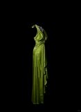 Retro Sheath Halter Green 20th Birthday Dress Long Prom Dress Birthday Outfits For Women HZ1214