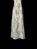 Retro Mermaid Spaghetti Straps Silver 20th Birthday Dress Long Prom Dress Birthday Outfits For Women HZ1214