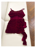 Sexy Sheath Spaghetti Straps Burgundy Short Homecoming Dresses Summer Hoco Dresses Cocktail Dress Birthday Outfits HZ1214