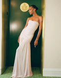 Modest Mermaid Pink Long Prom Dresses Formal Graduation Party Dress Evening Dress HZ1108