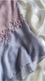 Vintage Purple Spaghetti Straps Sheath Sparkling Beaded Chiffon Short Prom Dresses Applique Party Dresses HZ1108