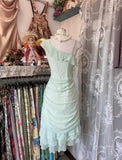 Fairytale Asymmetrical Neck SheathChiffon Ruffled Short Style Homecoming Dresses Sweet Party Dresses HZ1108