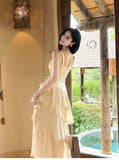 Fashion Spaghetti Straps 16th Birthday Outfits Chiffon A-Line Short Prom Dresses Sweet Homecoming Dress HZ1108