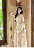 Fashion Spaghetti Straps 16th Birthday Outfits Chiffon A-Line Short Prom Dresses Sweet Homecoming Dress HZ1108
