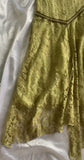 Vintage Spaghetti Straps Mermaid Lace Chiffon Prom Dresses with Beading HZ1108