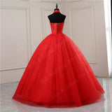 White Applique 2023 Sweet Princess Wedding Dress Strapless Plus Size Wedding Gowns Retro Lotus Bridal Dress