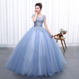 with Crystal Color Yarn Girls Wedding Dress 2023 New Fashion Flowers Female Art Exam Gowns Part Dress Vestidos De Novia