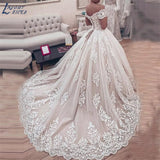 Ball Gown Wedding Dress 2023 vestido de noiva Off the Shoulder robe de mariee Lace Appliques Wedding Bridal Gown