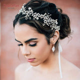 HP233 Crystal Wedding Hair Accessories Rhinestone Headband Flower Girl Hair Pieces Women Tiara Bridal Hair Jewelry