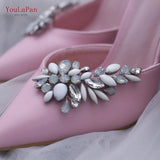 X19 Opal Diamond Shoe Buckle Rhinestones Women Decoration Buckle Shoe Shop Accessories 2023 High Heels Decorations
