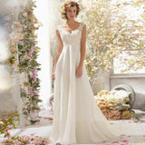 De Noiva Boho Wedding Dress Beach Wedding Dresses Sleveless V Neck Simple Bridal Dress Robe De Soiree