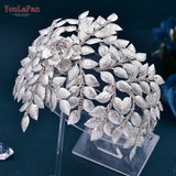 HP510 Wedding Tiara Bridal Crown Woman Headband Hair Accessories Bride Headpiece Pageant Headwear Hair Ornaments