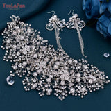 HP240 Bridal Crown Wedding Tiara Woman Headdress Hair Accessories Luxury Bride Headpiece Pageant Headband Hair Jewelry