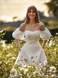 Sweetheart A-Line Wedding Dress Lace Applique Sleeveless Tulle Bridal Gowns Vestido De Novia