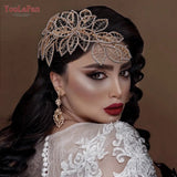 HP256A Rhinestones Bridal Headpiece for Wedding Leaf Headband Hair Accessories Bridesmaid Headdresses Bride Headdress
