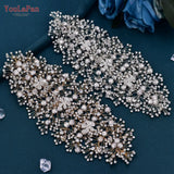 HP240 Bridal Crown Wedding Tiara Woman Headdress Hair Accessories Luxury Bride Headpiece Pageant Headband Hair Jewelry