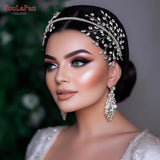 Headband for Girls Woman Hair Hoop Wedding Hair Accessories Handmade Bride Headwear Bridesmaid Bridal Headdress HP534