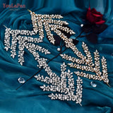 Luxury Wedding Headband Bride Tiara Hair Accessory Handmade Women Headpieces for Party Queen Bridal Crown Jewelry HP425