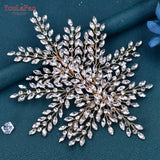 HP438 Shiny Rhinestone Bridal Headpiece Women Headdress Wedding Hair Accessories Jewelry Bride Head Piece for Party
