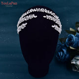 HP496 Shiny Wedding Hair Accessories Jewelry Bridal Tiara Woman Headband Rhinestone Headpiece for Pageant Headdresses