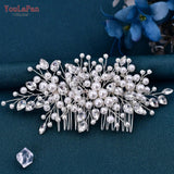 HP42 Pearls Woman Comb Wedding Headwear for Party Bride Hair Accessories Bridal Headpiece Bridesmaids Hair Clip