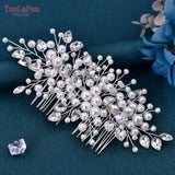 HP42 Pearls Woman Comb Wedding Headwear for Party Bride Hair Accessories Bridal Headpiece Bridesmaids Hair Clip