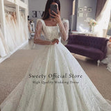 Wedding Dress Vintage With Organza Ball Gown Boat Neck Sleeveless Lace Bride Gowns Appliques Back Lace Uprobes De Mariée